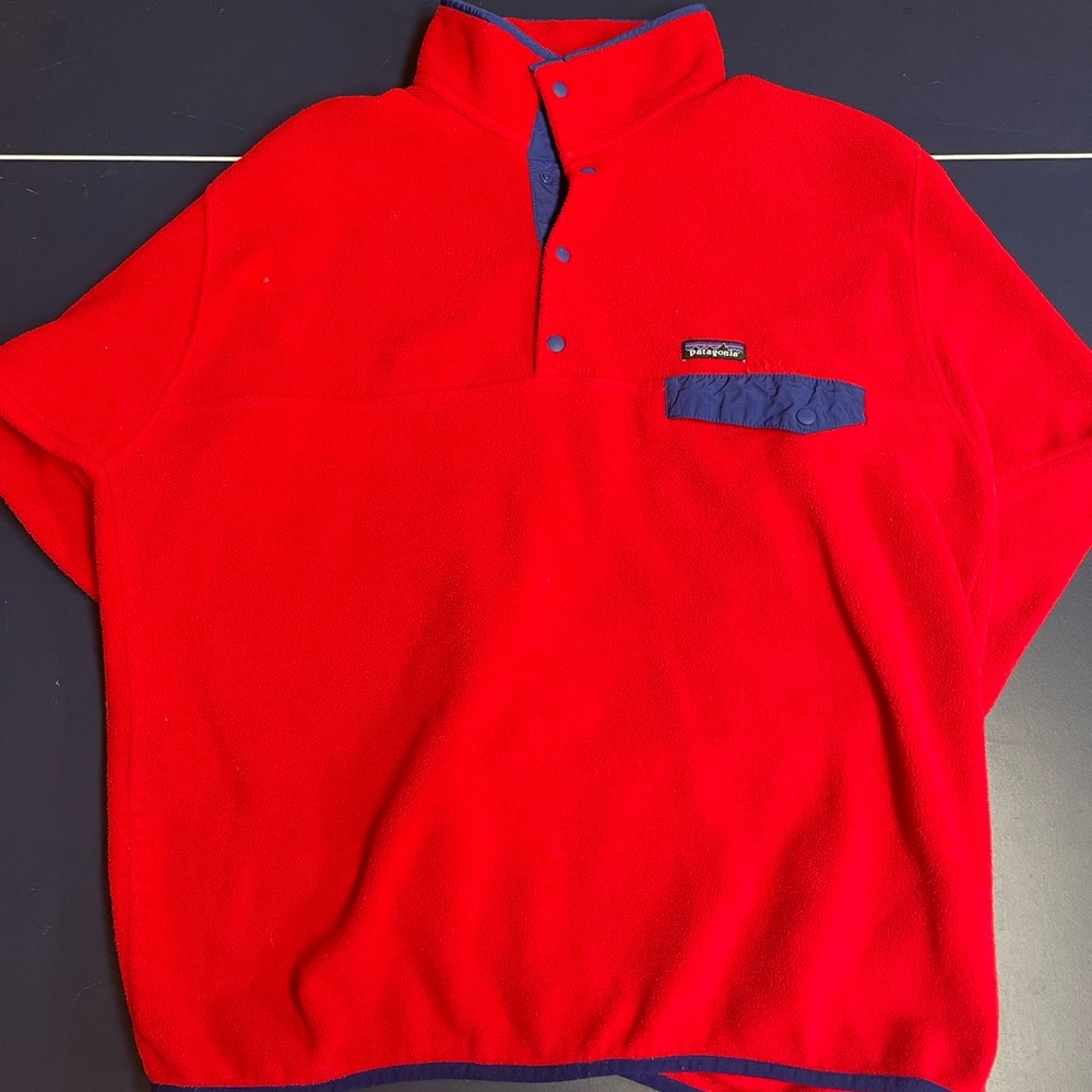 Mens XL Red Patagonia Synchilla Pullover